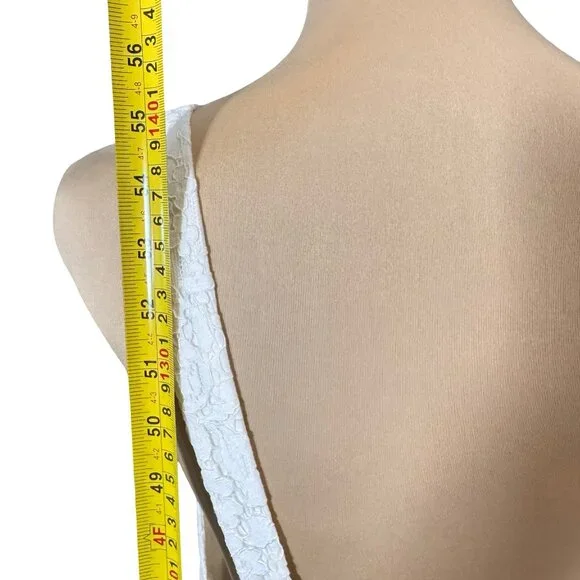 New Reformation Aigio Dress Size 10 Lace Maxi White Wedding Event Prom Timeless - Picture 13 of 16